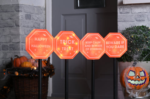 Festive Halloween Infinity Festive Halloween Set of 4 Halloween Pathfinders *** NO SKU OR SELL PRICE