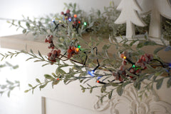 Festive String Lights Christmas Festive Multi Colour Timer String Lights 100L B/O