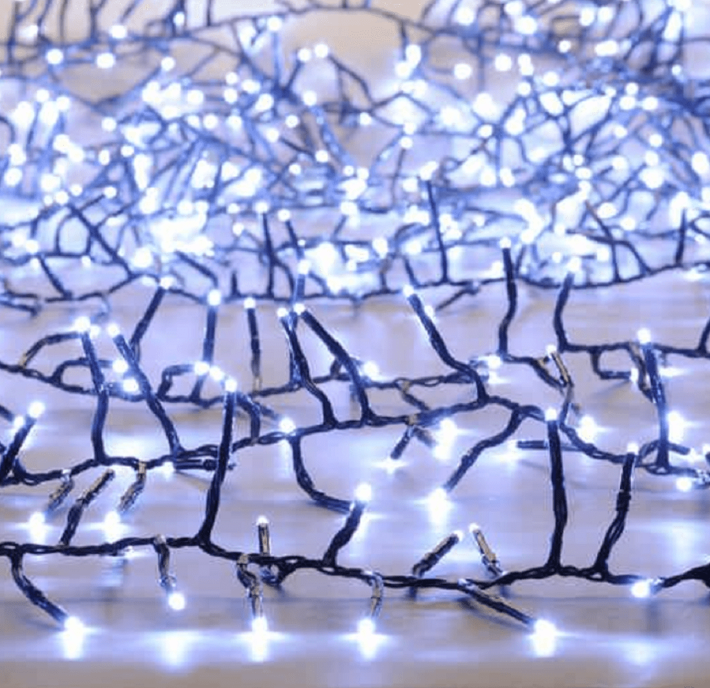 Festive String Lights Christmas Festive Multi-Function Cluster String Lights Cold White