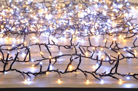 Festive String Lights Christmas Festive Multi-Function Cluster String Lights Cool White and Warm White Mix 1000L