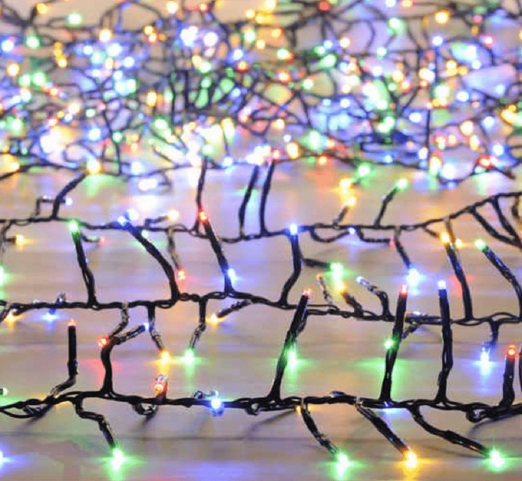 Festive String Lights Festive Multi-Function Cluster String Lights Multi 1000L