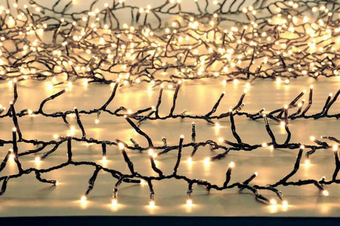 Festive Multi-Function Cluster String Lights Warm White 2000L