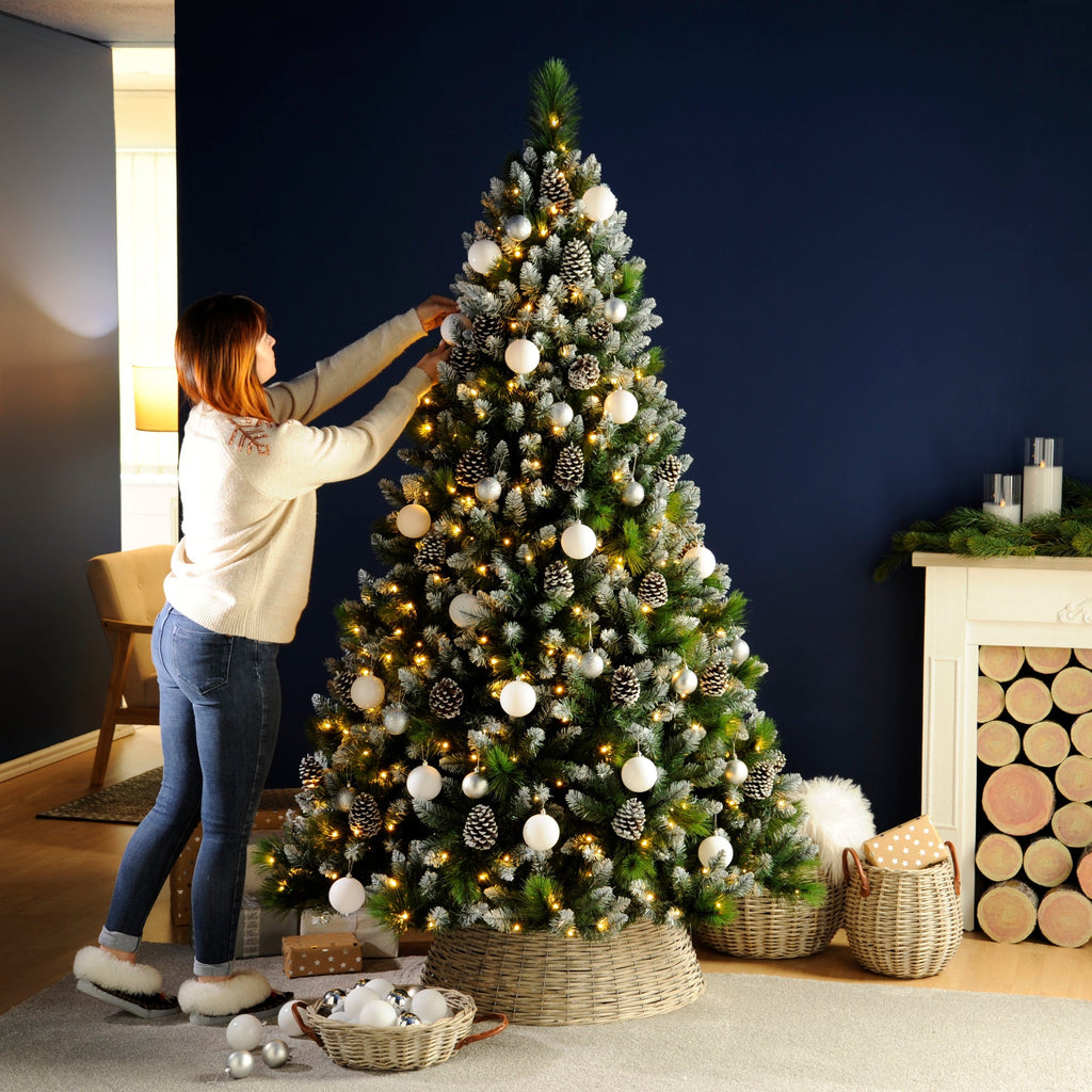 Festive Artificial Trees Pre Lit Festive - Pre Lit Grand River Pine - 6ft/180cm Christmas Tree