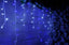 Festive String Lights Christmas Festive Snowing Icicle Lights White & Blue 240L