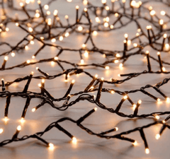 Festive String Lights Christmas Festive Sparkle String Lights Warm White 760L