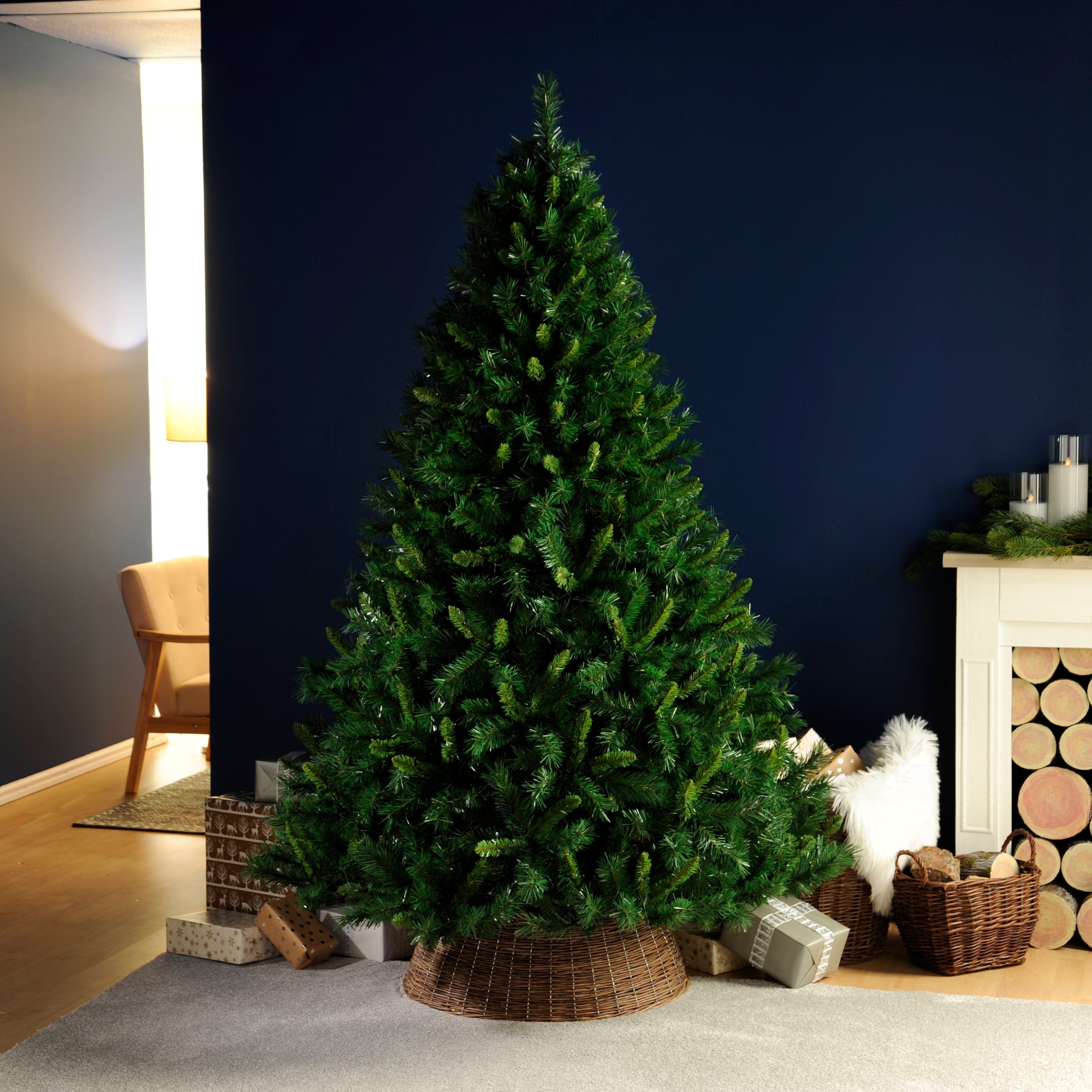 Festive Artificial Trees Pre Lit Festive - Victoria Pine - 6ft/180cm Christmas Tree