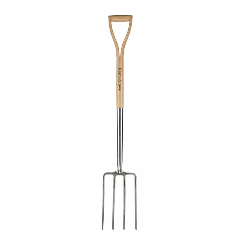 Kent & Stowe Digging Fork Lighter Garden Life Stainless Steel Digging Fork 915mm Length