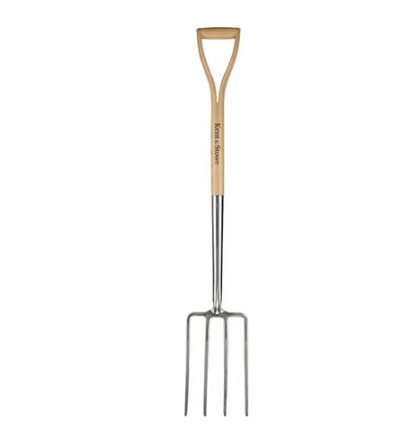 Kent & Stowe Digging Fork Lighter Garden Life Stainless Steel Digging Fork 915mm Length