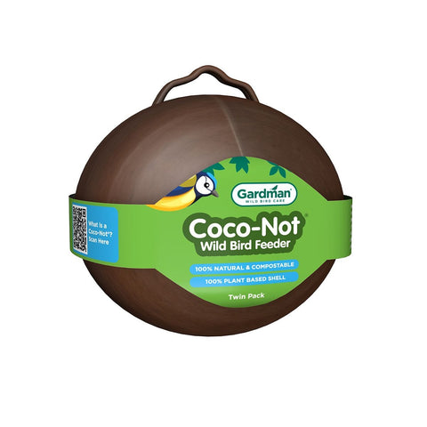 Gardman Suet Coconut Shells Gardman Coco-Not Twin Pack