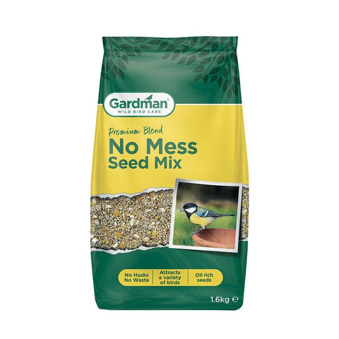 Gardman Bird Seed Mixes Gardman No Mess Seed Mix 1.6kg