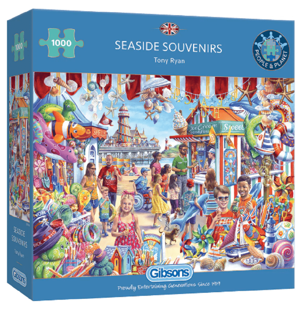 Gibsons jigsaw Gibsons Seaside Souvenirs Jigsaw 1000Pc