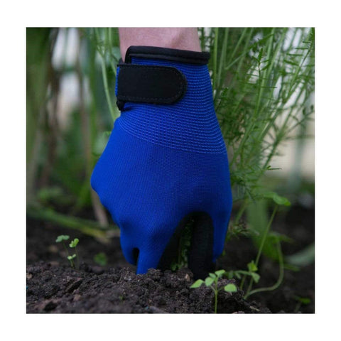 Town & Country Gloves Gardening Weed Master Plus Blue - Medium