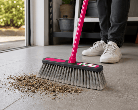 Green Jem Brooms Green Jem Household Broom - Various Colours Available
