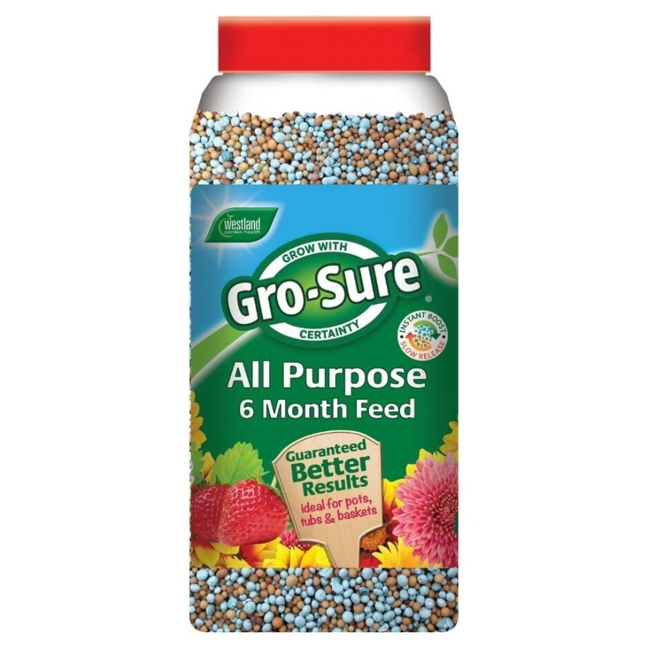 Westland Horticulture Garden Plant Feeds Gro-Sure All-Purpose Slow Release Plant Food 1.1kg Jar