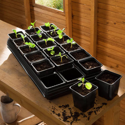 Gardman Growing Trays Gro sure Growing Tray with 18 Square Pots