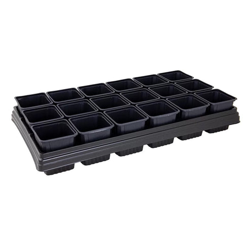 Gardman Growing Trays Gro sure Growing Tray with 18 Square Pots