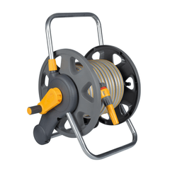 Hozelock Assembled 2 - in - 1 Hose Reel With 25m Hose