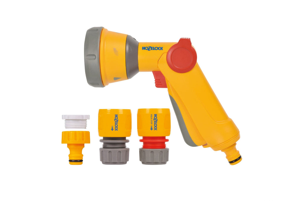 Hozelock Multi Spray Gun Soft Touch & Fittings Kit Trowell Garden Centre