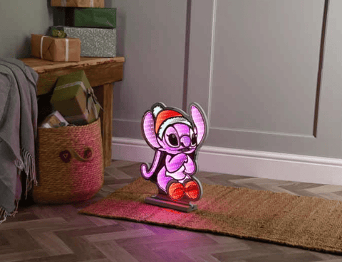 Festive LED light Infinity Angel LED Light – 40cm Sitting Christmas Disney Stitch Character