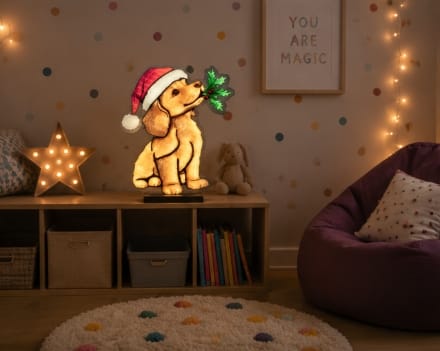 Festive Infinity Lighting Infinity Golden Retriever LED Light – 40cm