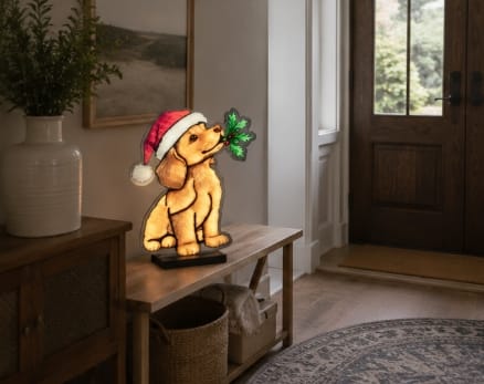 Festive Infinity Lighting Infinity Golden Retriever LED Light – 40cm