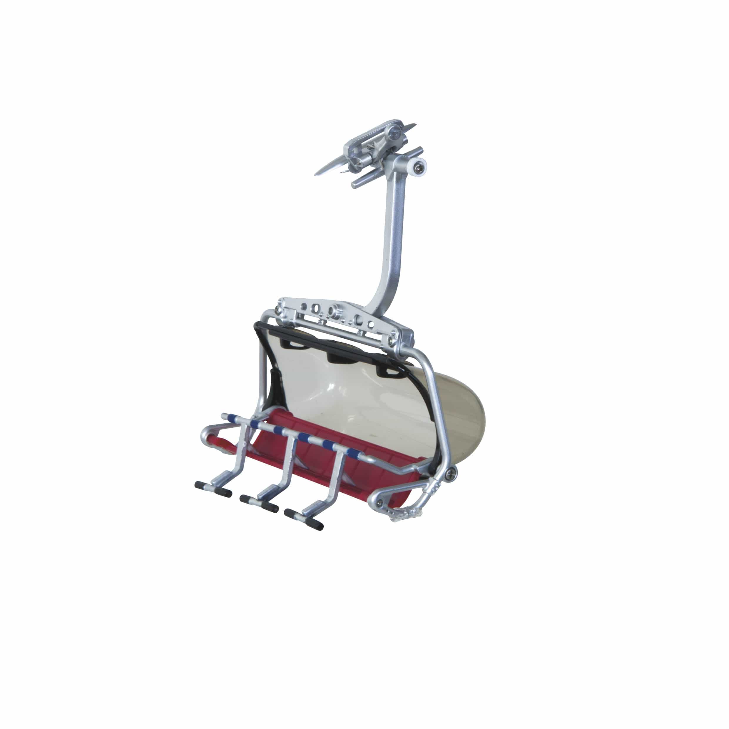 JägernDorfer Cabins & Seats JagernDorfer 6 Seater Ski Lift Red/Grey 1:32