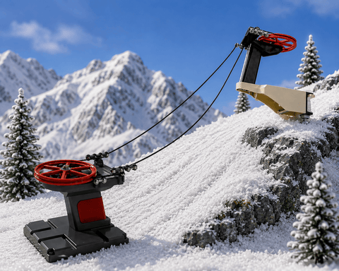Jagerndorfer Ski Lift Basic Black/Red