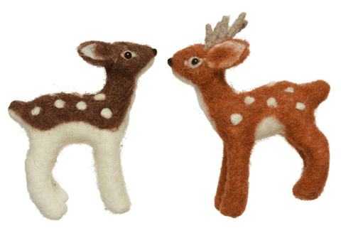 Kaemingk Autumn Decor Kaemingk Autumn Felt Deer Decoration
