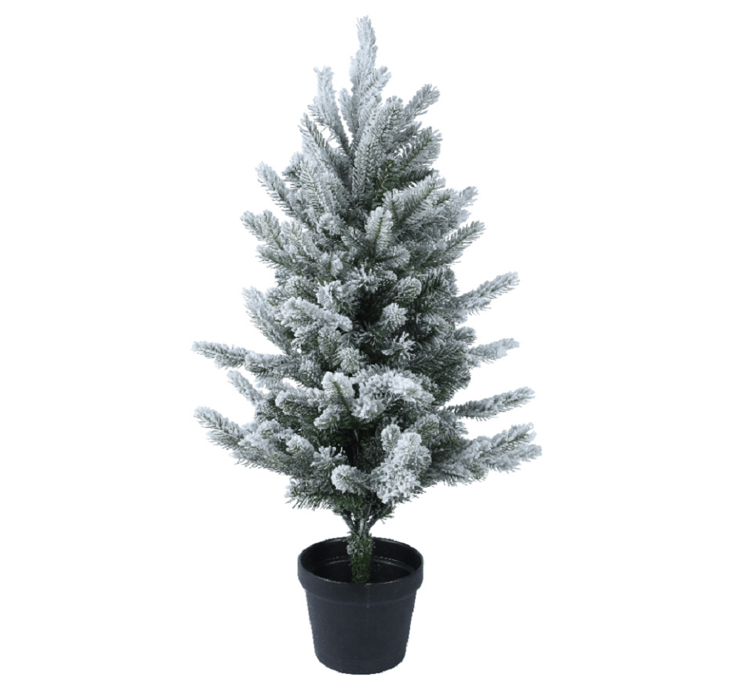 Kaemingk Christmas Tree Kaemingk Mini Snowy Grandis Christmas Tree