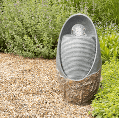 Kaemingk Water Features Water Feature Kaemingk Oval Spinning Ball LED Water Feature