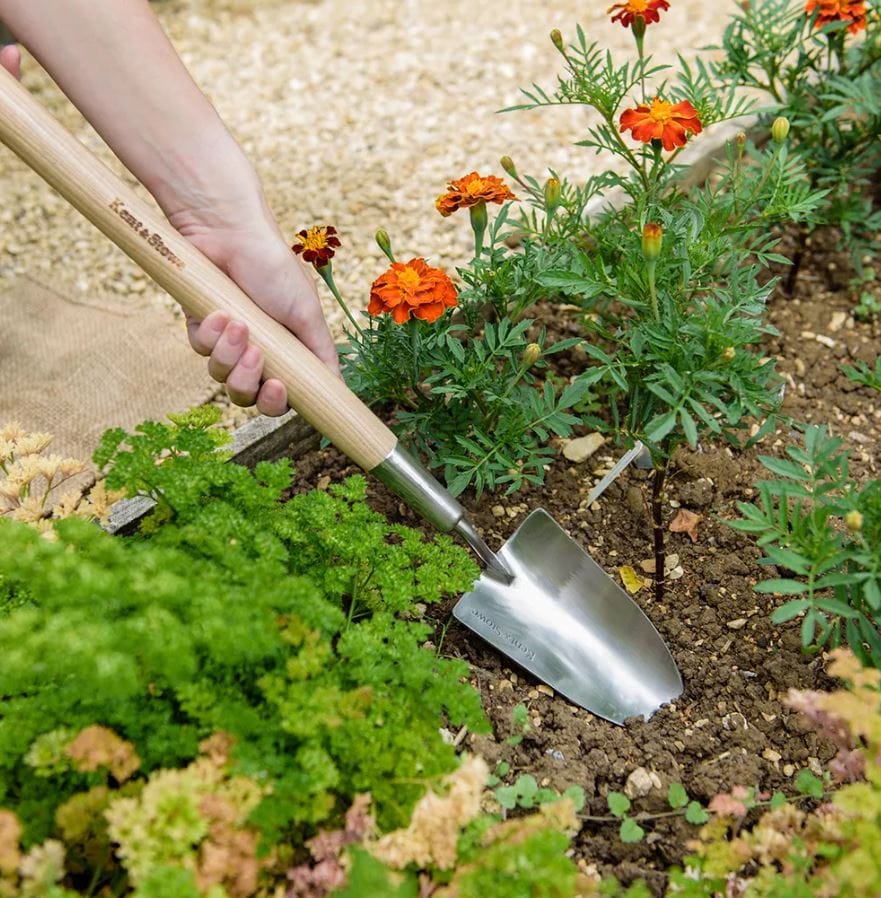 Kent & Stowe Stainless Steel Border Hand Trowel 60cm Length