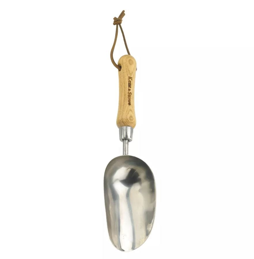 Kent & Stowe Hand Tools Kent & Stowe Stainless Steel Hand Potting Scoop 33cm Length