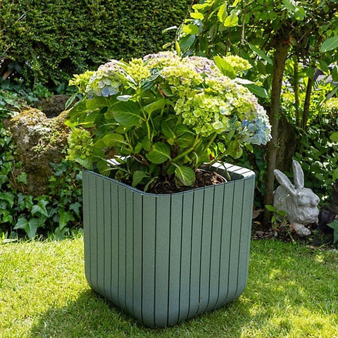 Keter Planters & Pots Keter Green Medium Cube Planter