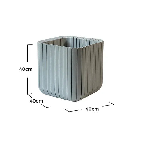 Keter Planters & Pots Keter Green Medium Cube Planter