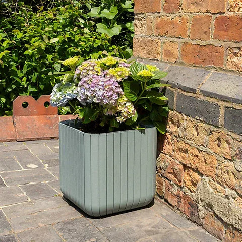 Keter Planters & Pots Keter Green Small Cube Planter