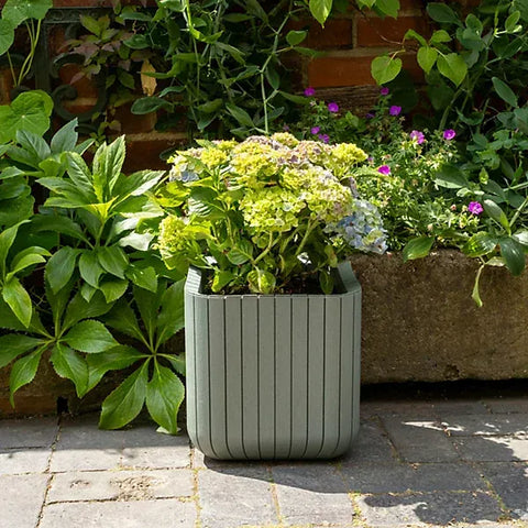 Keter Planters & Pots Keter Green Small Cube Planter
