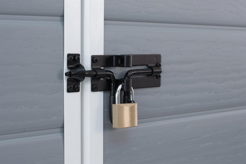 Keter Garden Sheds Keter Manor Outdoor Apex Garden Storage Shed, 6 x 5 feet - Grey