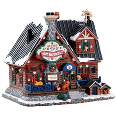 Lemax Vail Village Lighted Buildings Lemax Alpine Lodge Pet Retreat Decoration