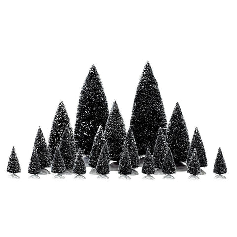 Lemax, Assorted Pine Trees, Set of 21