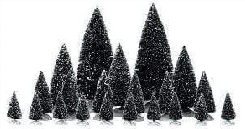 Lemax, Assorted Pine Trees, Set of 21