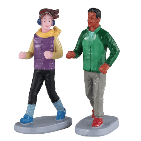 Lemax Mini Scene Decoration Lemax Autumn Jog Decoration