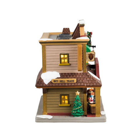 Lemax Vail Village Lighted Building Lemax Brown Buffalo Trading Post