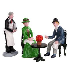 Lemax Caddington Village Figurines Lemax Caddington Village Café Society