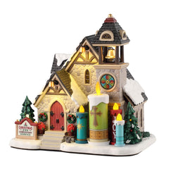 Lemax Caddington Village Lighted Buildings Lemax Caddington Village Candlelight Church
