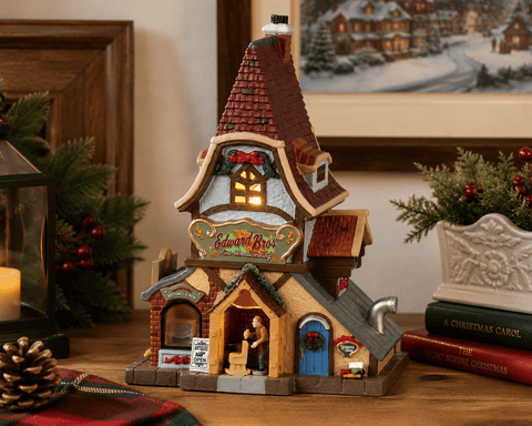Lemax Caddington Village Lighted Buildings Lemax Caddington Village - Edwards Bros. Fine Woodworking