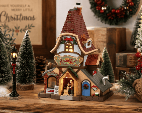 Lemax Caddington Village Lighted Buildings Lemax Caddington Village - Edwards Bros. Fine Woodworking