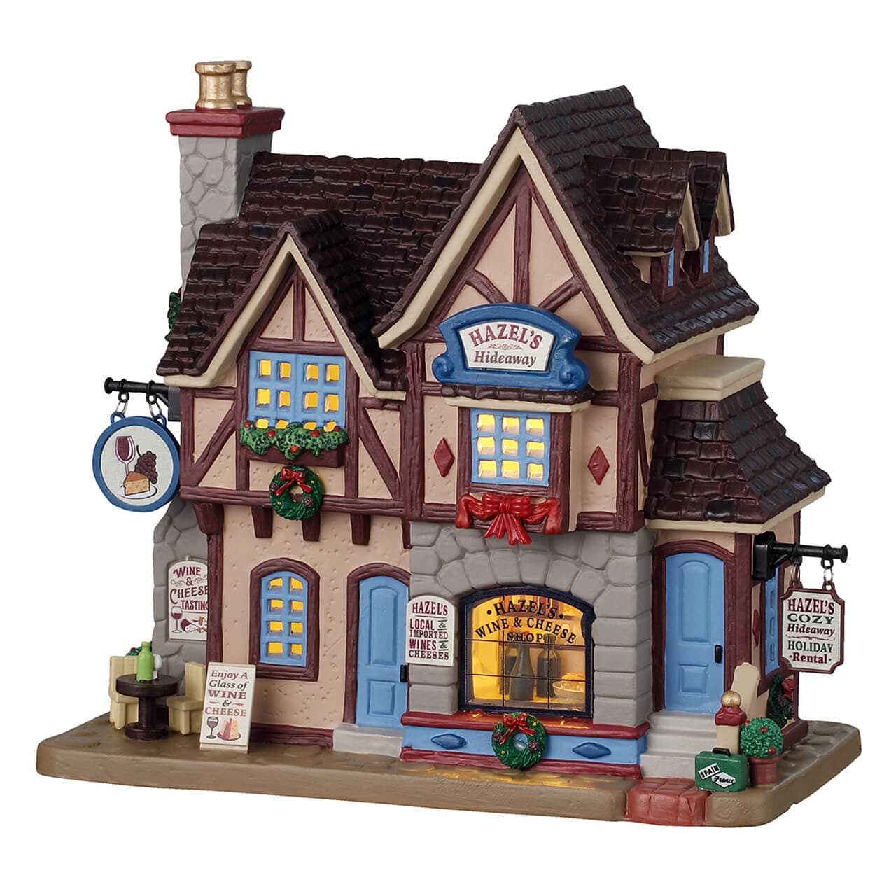 Lemax Caddington Village Lighted Buildings Lemax Caddington Village Hazel'S Hideaway