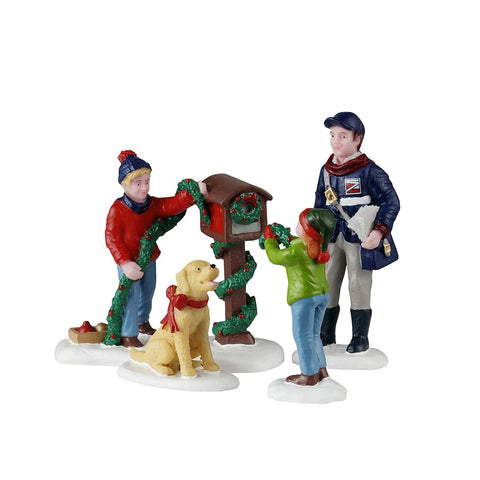 Lemax Caddington Village Figurines Lemax Caddington Village Mailbox Decorating