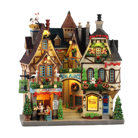 Lemax Caddington Village Facades Lemax Caddington Village Noel Alsace