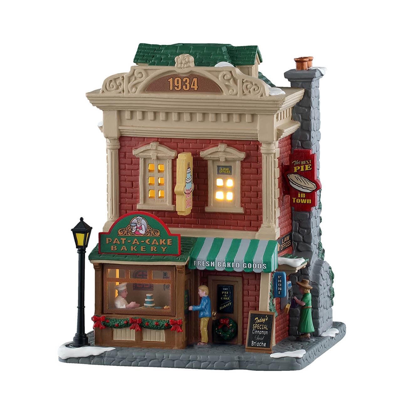 Lemax Caddington Village Lighted Buildings Lemax Caddington Village Pat-A-Cake Bakery